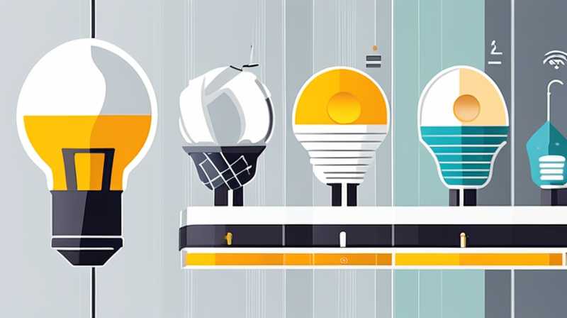 How much electricity does a solar light bulb produce overnight