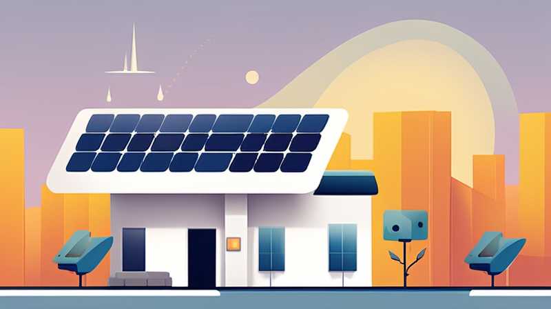 How many volts does the rooftop solar photovoltaic generate?