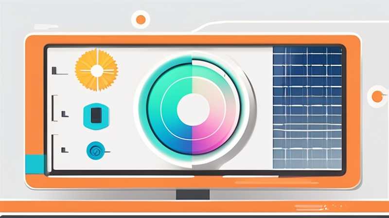 How to turn on the solar monitor