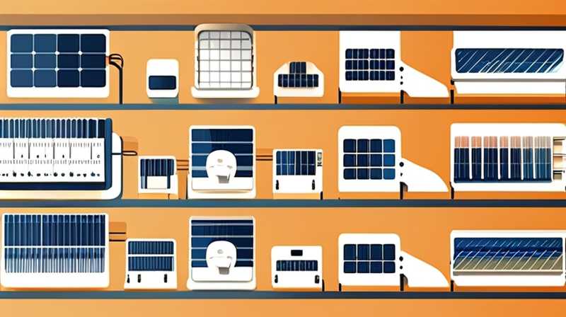 What equipment is used for solar power generation?