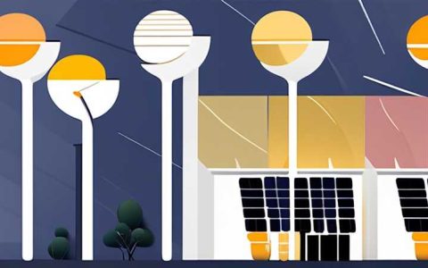 How to install courtyard solar street lights