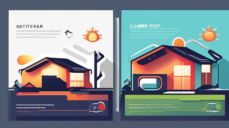 How to climb the roof to repair solar energy