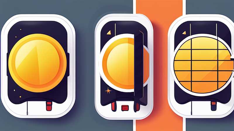 What light does the solar panel use to charge?