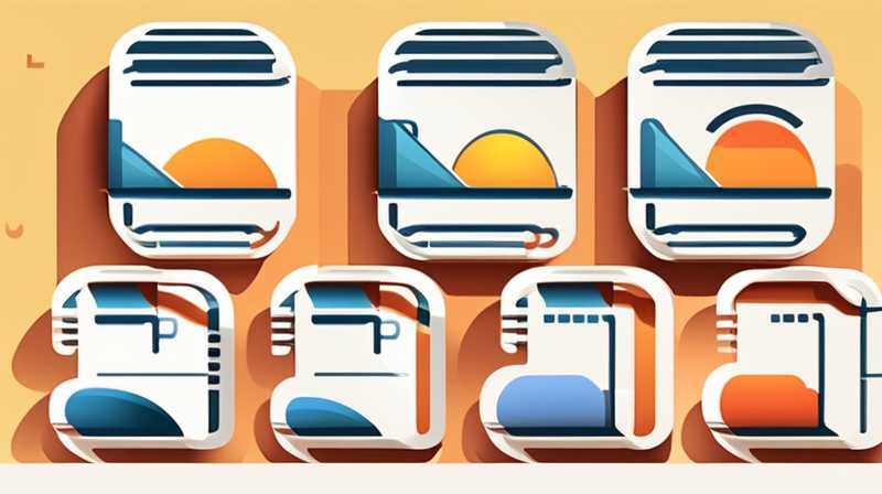 What solar energy is used for filtering