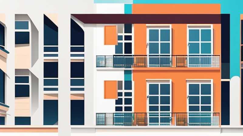 How much solar energy is normal on the balcony