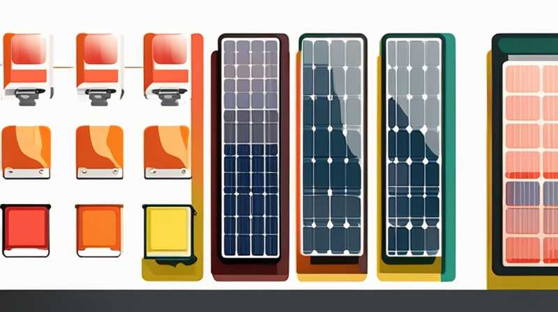 What is the general output voltage of street light solar panels?