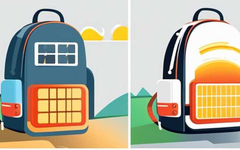 How to fix solar energy on a backpack