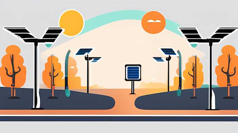 How about balanced solar street lights