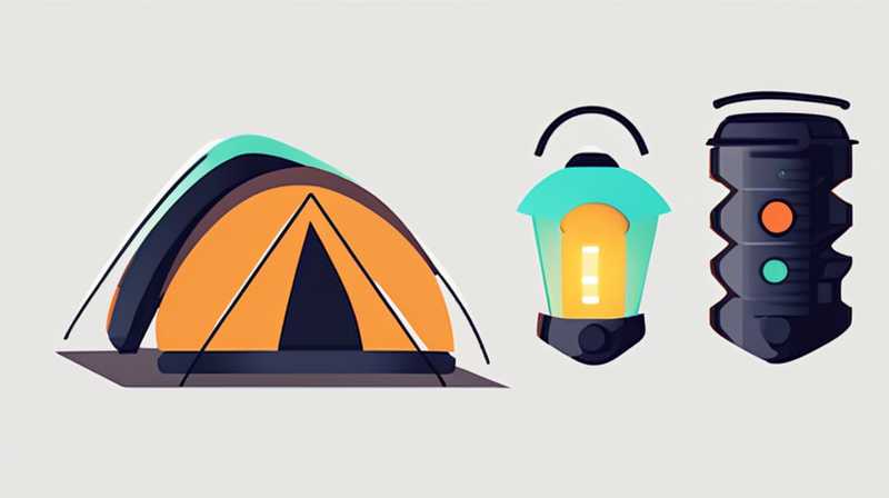 What solar lights are used in camping