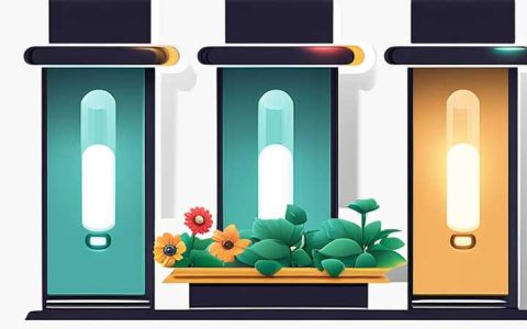 How to turn on the flower box solar light