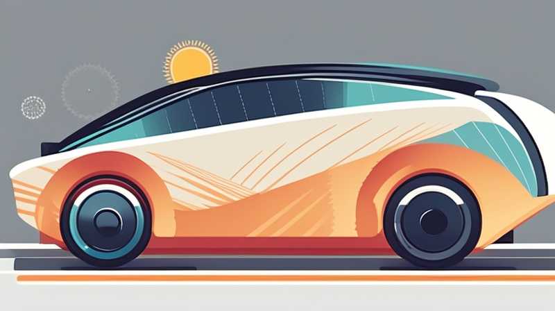 How to add decorative panels to a solar car