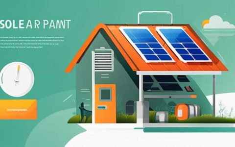 How many watts does a 4 meter pole solar power plant require?