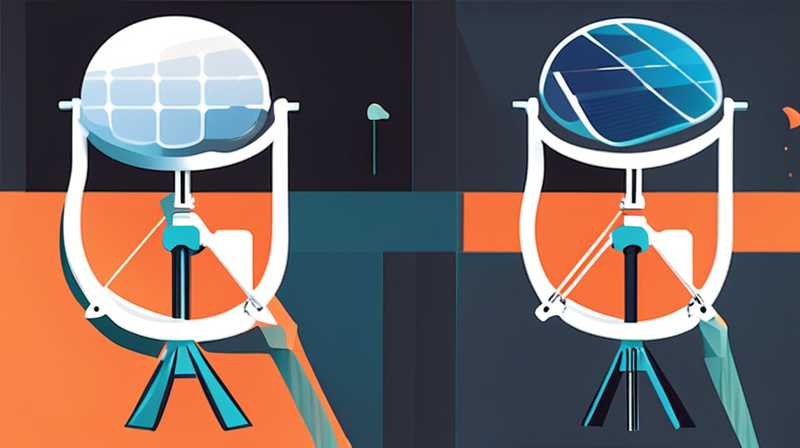 How to disassemble a solar tripod