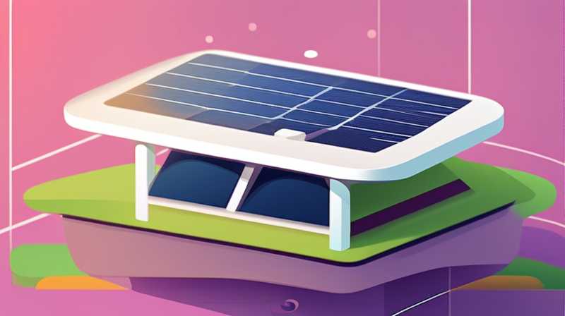 How much is the distance between solar cells?