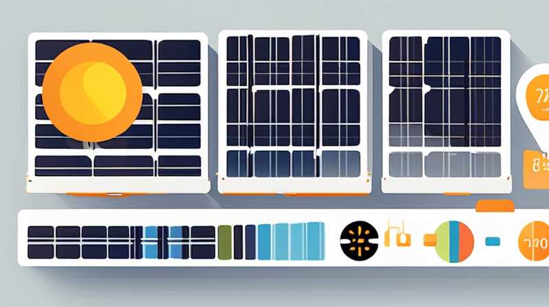 How to determine the power of solar panels