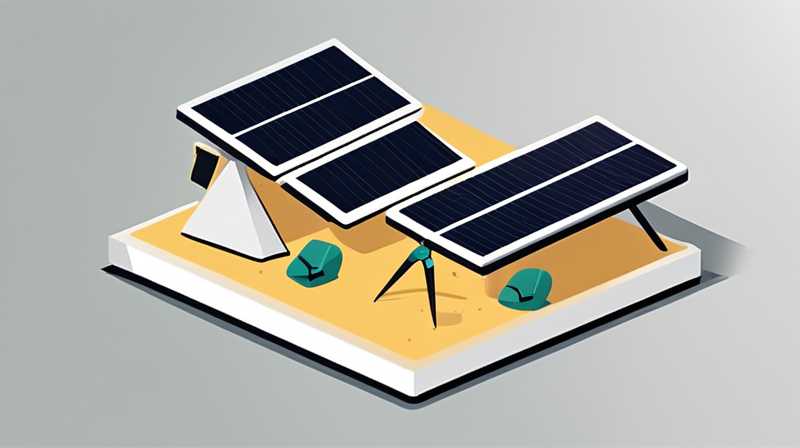 What to use to repair the broken solar panels?