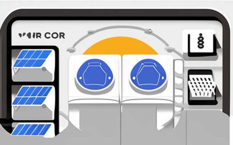 How to connect the four-core wire of solar street light