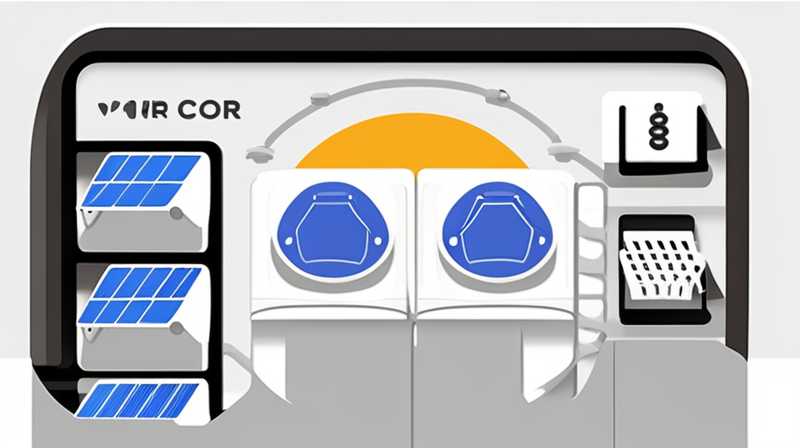 How to connect the four-core wire of solar street light