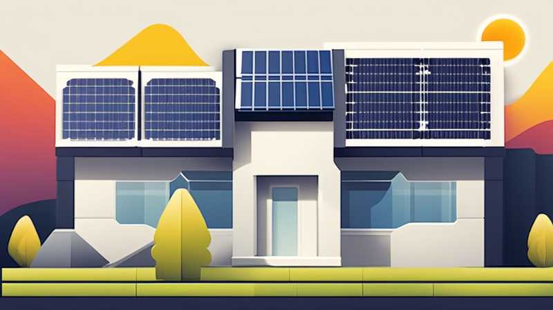 What is the minimum square meter of solar panels?