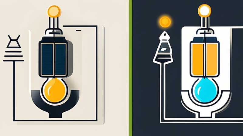 How to use solar charging light bulb