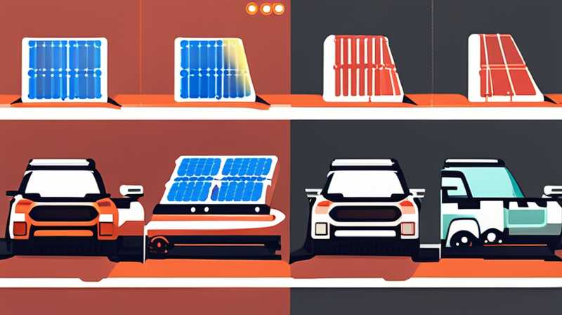 How to thread the solar panels on the roof of an SUV