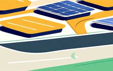 How to connect solar panel lights on the main road