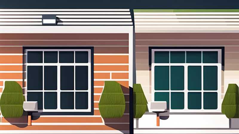 How to install solar light lines when building a house