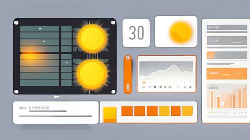 How to connect solar display panel