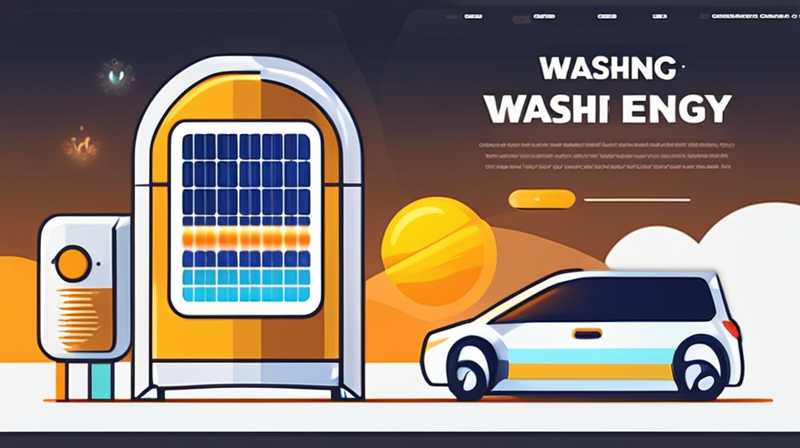 How much solar energy do I need for washing?