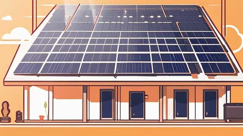 How to install solar energy in decoration