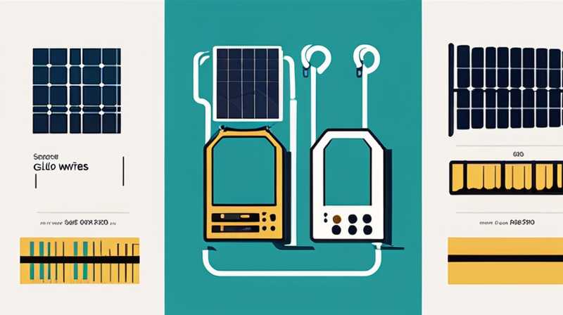 How to connect solar cell wires