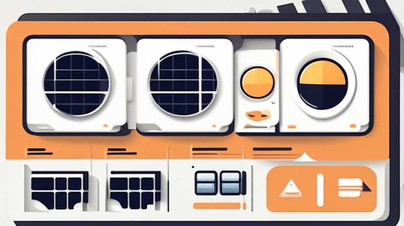 How to adjust the solar panel control settings