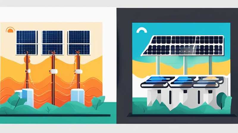 How do solar photovoltaic power plants generate electricity?