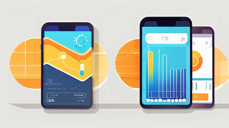 How to connect solar energy monitoring to mobile phone