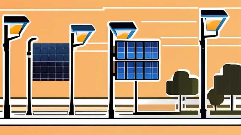 How many watts does a 6 meter solar pole street light have