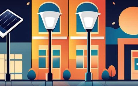 Why do solar LED street lights light up at night?