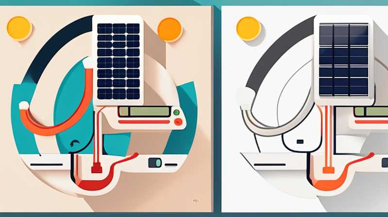 How to connect solar power wires when they are aging