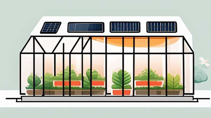 How to design a solar greenhouse