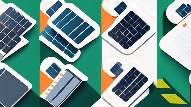 What are the types of foldable solar panels?