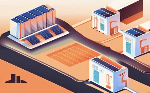 What are the desert solar energy storage power stations?