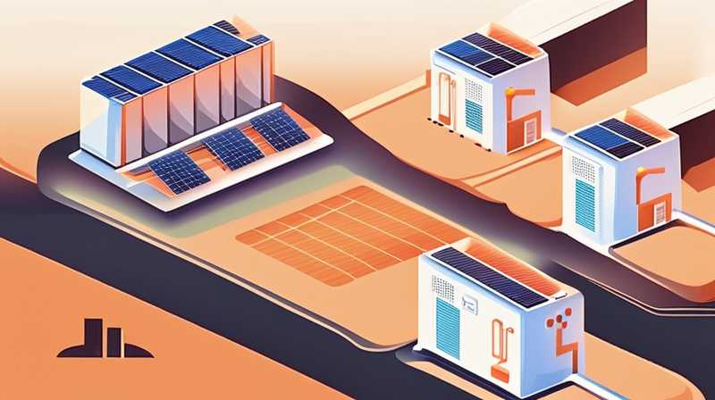 What are the desert solar energy storage power stations?