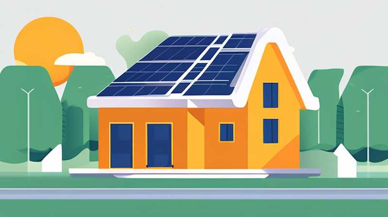 What is the principle of solar energy in commercial housing