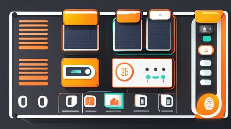 How to operate the solar control panel