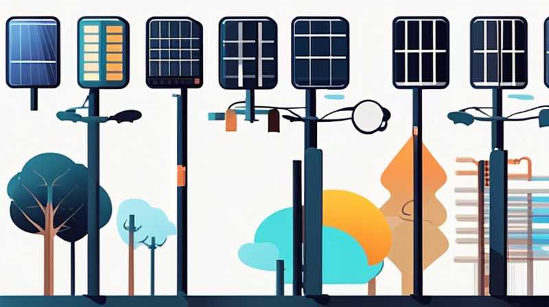 How to install solar lights on electric poles