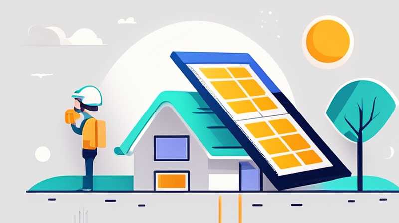 What to do if the solar panel is broken?