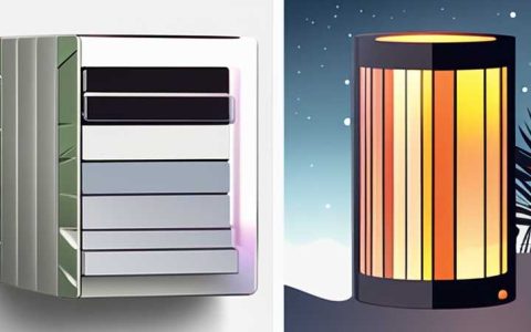 How to install cylindrical decorative solar lights