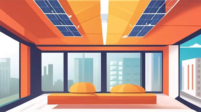 How to use solar energy on the rooftop balcony