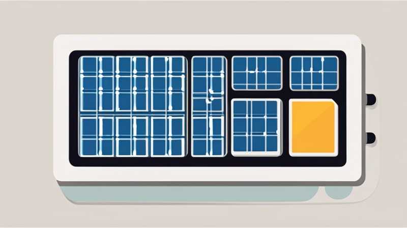 How to connect the solar display panel