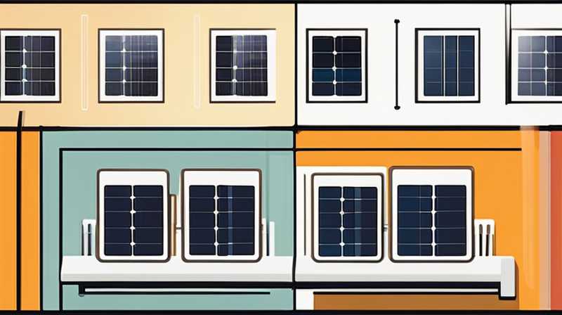 How to cycle the wall-mounted solar energy