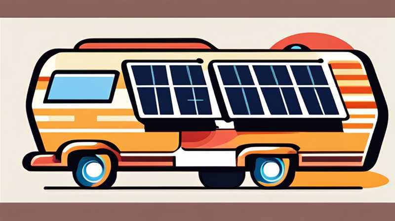 How much solar energy can a caravan install?